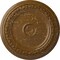 Ekena Millwork Carlsbad Ceiling Medallion (Fits Canopies up to 5 1/2"), 31 1/8"OD x 1 1/2"P, Smokey Topaz Crackle CM31CASTC - alternate 1